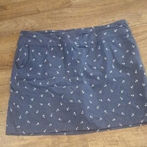 Zac & Rachel Blue Mini Skirt Casual Resort Wear